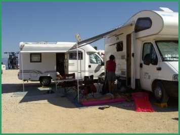 Camping SILO  l'emplacemnt