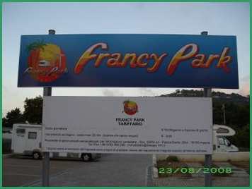 L'aire FRANCY PARK   à  IMPERIA