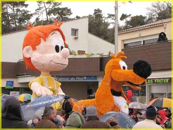 Défilé de la fête du mimosa St TROJAN