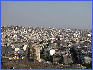 Vue d'ATHENES du Parthénon.