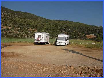 Arrêt à la plage de KORFOS