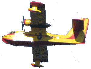 Canadair vu en Grèce