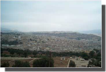 FES vue des hauteurs de la ville