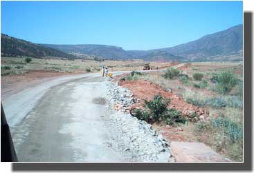 OUZOUD la route.....ou la piste.....