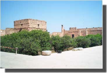 MARRAKECH le palais d'EL BEDI