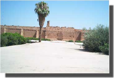 MARRAKECH le palais d'EL BEDI