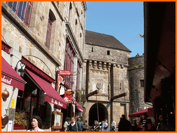 MONT SAINT MICHEL l'entrée principale