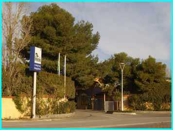 Entrée du Camping LA PINEDA à SALOU