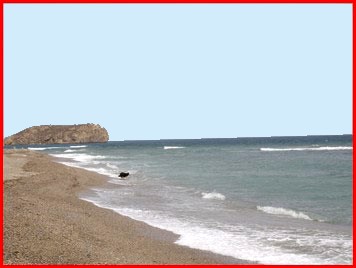 Playa de MAZARRON au camping